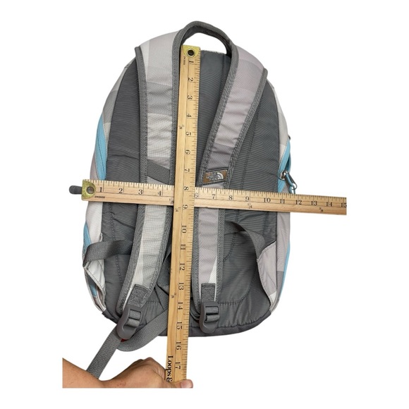 The North Face Electra Mini Backpack - Gray and Light Blue - Picture 4 of 11